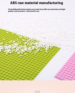 Bán buôn Sao niềm vui giáo dục Kid khối xây dựng thiết lập cơ sở tấm 16*32 ABS nhựa ASTM chứng nhận hiện đại xây dựng xây dựng - Product Image 5