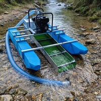 Équipement d'extraction aurifère alluvial à petite échelle / Machines d'extraction aurifère / Drague de dragage à aspiration d'or
