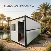Casa Contenedor Pequeña, Económica, Ideal para Obras de Construcción, Desmontable, Fácil de Instalar, Casa Contenedor Económica