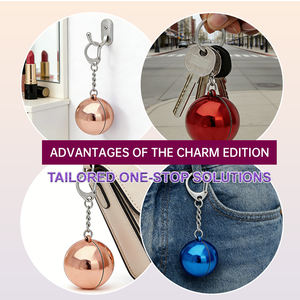 Bálsamo Labial Vegano de Alta Calidad con Manteca de Karité y Vitamina E, Diseño de Bola Redonda con Cierre de Cadena, Ingredientes Naturales que Suavizan los Labios Secos - Product Image 5