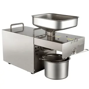 Mini de sésamo máquina de prensa de aceite de oliva del núcleo prensas para uso en el hogar para la venta