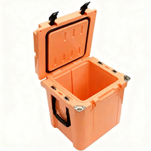 Offre Spéciale Nouveau Design Conteneur Isotherme Rotomoulé <span class=keywords><strong>en</strong></span> Plastique 33QT Double Compartiment Portable pour Glace Sèche et Livraison Alimentaire - Product Image 2