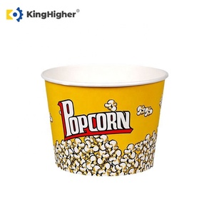 Cubetas de Palomitas de Maíz Desechables con Logotipo Personalizado, 32oz, 46oz, 64oz, 85oz, Vasos Redondos de Papel, Cajas de Empaque Personalizadas para Palomitas - Product Image 2