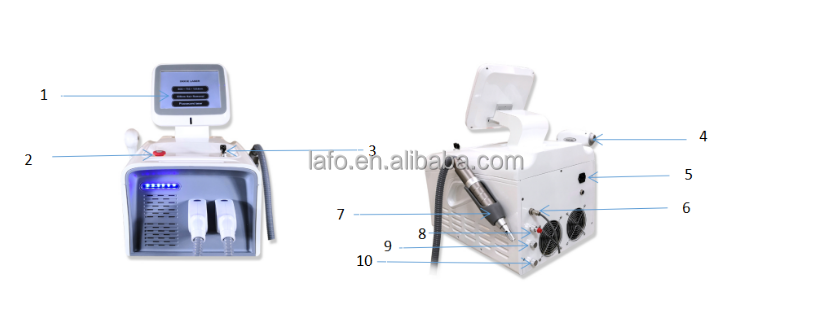 nd yag laser tattoo removal 2 in 1 diode laser hair removal +Picosecond laser nd yag q switch