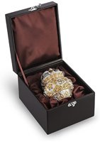 Pièce de Monnaie Kuber en Or et Argent Plaqué, 5 Pouces, Design Minimaliste, pour la Richesse et la Prospérité, pour la Maison, le Temple, le Vastu, les Cérémonies Religieuses, Diwali, Anniversaire