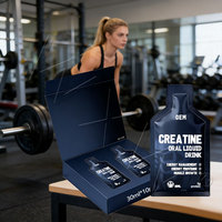 Créatine liquide à boire, absorption rapide, croissance musculaire, renforcement, amélioration des performances sportives