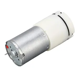 مضخة بموتور مصغر 24 فولت تيار مباشر مضخة هواء صغيرة بفتحة كهربائية ضغط عالي مع معدل تدفق 2lpm