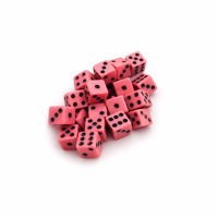 Dés en acrylique de 8 mm, mini-dés, couleurs assorties en vrac pour jeux de rôle de table, jeux de société, dés D6, cadeaux de fête, compteurs de jeu