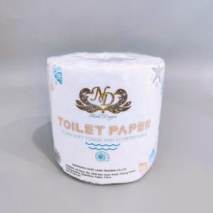 بسعر الجملة من المصنع 10 لفات/كرتون ورق تواليت منزلي من لب الخشب البكر ورق تواليت - Product Image 3