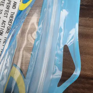 Custom Printed Soft Fish Lure Packaging Bag Fishing Bag Plastic Fishing Lure Worms Bag