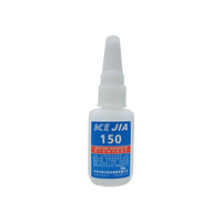 Adhésif liquide transparent à séchage rapide KEJIA KJ-150, acrylique, durcissement rapide, haute résistance pour PA/ABS/PC/PVC/TPU et caoutchouc
