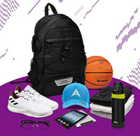 Sac à dos de basketball personnalisé, sac de sport pour l'entraînement, accessoires de basketball avec compartiment pour chaussures