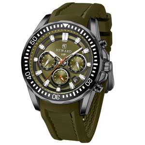 Reward 832258M Luxury Silicone Quartz <b>Men's</b> <b>Watch</b> Multi Functional Luminous <b>Waterproof</b> Chronograph Calendar <b>Watches</b> <b>for</b> <b>Men</b> - Product Image 3