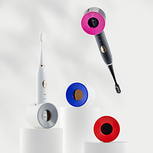 Drill-Free Wall Mounted Removable Plastic Suction Cup Toothbrush Holder For Bathroom Accessories