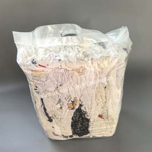 Trapos de Algodón Blancos Estampados de Alta Calidad para Limpieza Previa, Trabajos Pesados y Sucios, 100% Algodón Blanco - Product Image 1