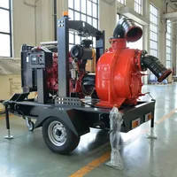 Pompe à eau mobile haute pression pour lutte contre les incendies, montée sur chariot, moteur diesel, OEM, pour l'industrie minière et les secours d'urgence