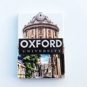 Oxford University custom wholesale resin magnet fridge sticker home decoration fridge magnet travel souvenirs