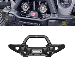 Parachoques delantero Exterior de acero de fábrica profesional para <span class=keywords><strong>Wrangler</strong></span> para JL Off-Road <span class=keywords><strong>4x4</strong></span> Parachoques de coche estándar Nuevo reemplazo - Product Image 1