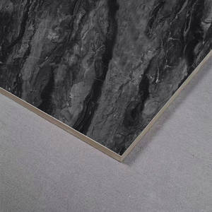 아파트 유약 광택 도자기 대리석 바닥 벽 타일 60x120 블랙 컬러 전신 광택 세라믹 인테리어 타일 - Product Image 6