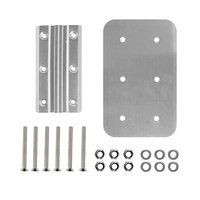 CAPEXRV Plaque de fixation supplémentaire pour pied de table pivotant en alliage d'aluminium