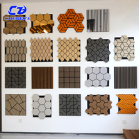 Panneaux acoustiques en placage de bois naturel, design en lattes de bois, Akupanels, panneaux acoustiques en bois, insonorisation