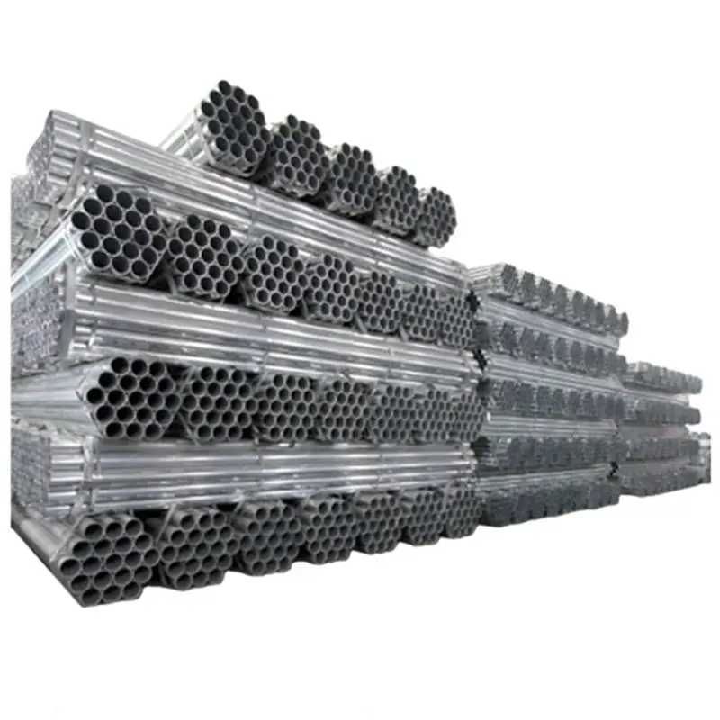 High Quality Q235 Q345 Pre Galvanized Round Steel Tube Galvanized Steel Pipe G.I Steel Pipe for Building Construction