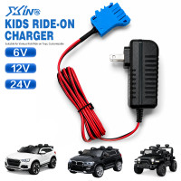 Chargeur de batterie de remplacement HAOXING 24V 1.5A pour Razor MX350/MX400/Dirt Rocket Scooter, voiture électrique pour enfants, connecteur bleu US/EU/UK