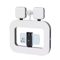 Anneau lumineux LED professionnel GVM de 18 pouces avec support et support pour téléphone, éclairage bicolore à intensité variable pour YouTube, vidéo en direct et maquillage