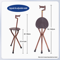 Tabouret pliant portable pour une personne Bâton de marche Chaise Élastique Placement banc extérieur