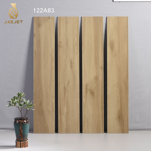 Piastrelle in Ceramica Effetto Legno Opaco 200x1200mm, Antiscivolo, per Pavimenti Marroni e Grigi - Product Image 4