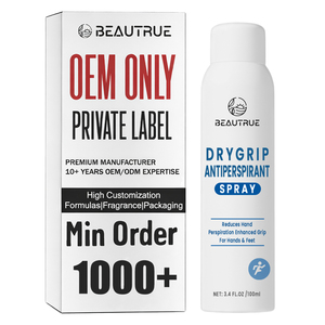 Spray <span class=keywords><strong>Antitranspirante</strong></span> DryGrip al por Mayor para <span class=keywords><strong>Manos</strong></span> <span class=keywords><strong>y</strong></span> <span class=keywords><strong>Pies</strong></span>, Secado Rápido, Mejora el Agarre, para Escalada, Gimnasia, Levantamiento de Pesas, Danza <span class=keywords><strong>y</strong></span> Deportes - Product Image 1