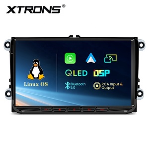 XTRONS pour VW/Skoda/Seat, lecteur multimédia automobile Linux 9 pouces, écran QLED IPS, puce radio SI4745, DSP intégré, CarPlay, Android Auto, entrée RCA - Product Image 2