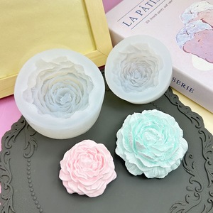 <span class=keywords><strong>Moule</strong></span> en gel de silicone pour décoration de gâteau DIY <span class=keywords><strong>moule</strong></span> à <span class=keywords><strong>chocolat</strong></span> à fleur de pivoine fait à la main pour outils de gâteau - Product Image 3