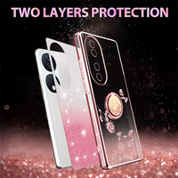 Support de téléphone brillant lentille Protection peau sensation dos couverture mobile pour Oneplus 11/11Pro/10T/10 Pro/9/9R/12/8T/13/6T/7T/9RT/Étuis 13T