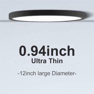 Ultra ince tasarım 0.94 inç sadece yüzeye monte tavan ışık Modern yuvarlak 15 inç 30W Led gömme montaj ışık - Product Image 2
