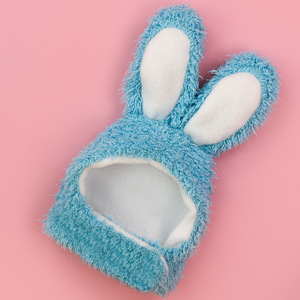 Cute Animal Plush Rabbit Hat <b>For</b> <b>Cats</b> Dogs Small Medium Pets All Seasons Headgear Pet <b>Clothes</b> - Product Image 3