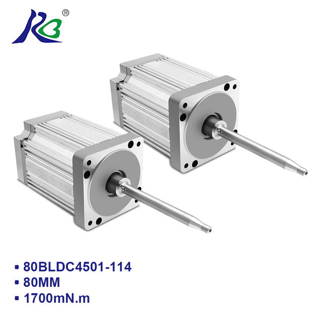 RB 80BLDC4501 Brushless Motor 660W 15A 48V 1.7N.m High Torque for Food Equipment for Milkshake Machine 12V 24V