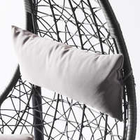 Chaise suspendue d'extérieur DAIJIA en rotin PE, chaise à bascule individuelle