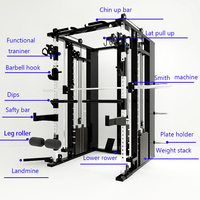 Système d'entraînement multifonctionnel intelligent 2026 pour la maison, équipement de gym complet, tour de musculation commerciale avec barre de traction