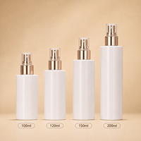 Flacon pulvérisateur cosmétique transparent givré de luxe 60 ml 150 ml, flacon pour tonique hydratant, brume hydratante, emballage pour soins de la peau