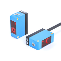 Sensor Proximitas Fotoelektrik BGS Background Suppression 20-300mm NPN PNP 0.5ms Respon Cepat IP65 Saklar Fotoelektrik Persegi