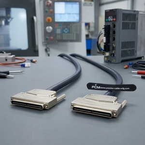 Kabel SCSI kepadatan tinggi VHDCI 100 Pin Male ke VHDCI 100 Pin Male untuk Modul I/O Akuisisi Data Kontrol Gerak Sistem Servo - Product Image 1