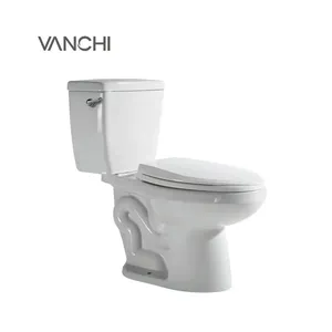 Phong Cách Mỹ Gốm Hai Mảnh Nhà Vệ Sinh Nồi Cupc Sàn Gắn Khách Sạn Nhà Vệ Sinh Nước Tủ Quần Áo Giá Nhà Vệ Sinh