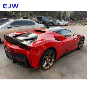 Pour 2020 Ferrari SF90 spécifique de haute qualité Style OEM <span class=keywords><strong>aileron</strong></span> arrière en Fiber de carbone sec et mise à niveau du becquet arrière - Product Image 4