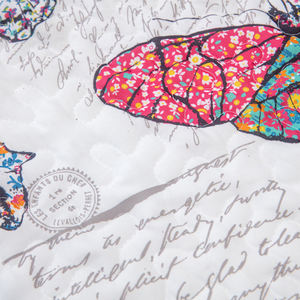 Juego de colcha doble de patrón abstracto <span class=keywords><strong>para</strong></span> <span class=keywords><strong>niñas</strong></span>, colchas de 3 piezas de Homes con técnica de retazos de relleno de poliéster - Product Image 6