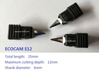 Carbure de tungstène ECOCAM coupe arbre 6mm lame E12 pour carton matériau de joint