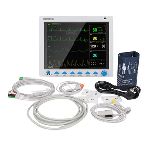CONTEC CMS8000 पोर्टेबल निगरानी रोगी मॉनिटर एम्बुलेंस ईसीजी घटना रिकॉर्डर