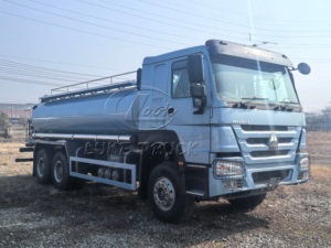 Camion-citerne à huile de qualité supérieure 25000L-30000L, camion-citerne en acier pour huile et carburant, matériel d'ingénierie pour le ravitaillement - Product Image 4