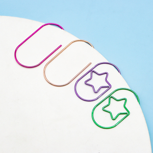 Sẵn Sàng Để Tàu Màu Sắc Sáng Bóng Sao Hình Kẹp Giấy Kích Thước Lớn 50Mm Tài Liệu Tập Tin Văn Phòng Jumbo Kẹp Giấy - Product Image 2