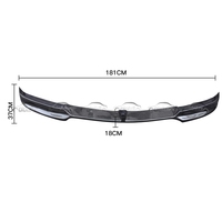 Becquet de pare-chocs avant en carbone pour BMW X5 E70 2011 - 2013 becquet de protection Auto